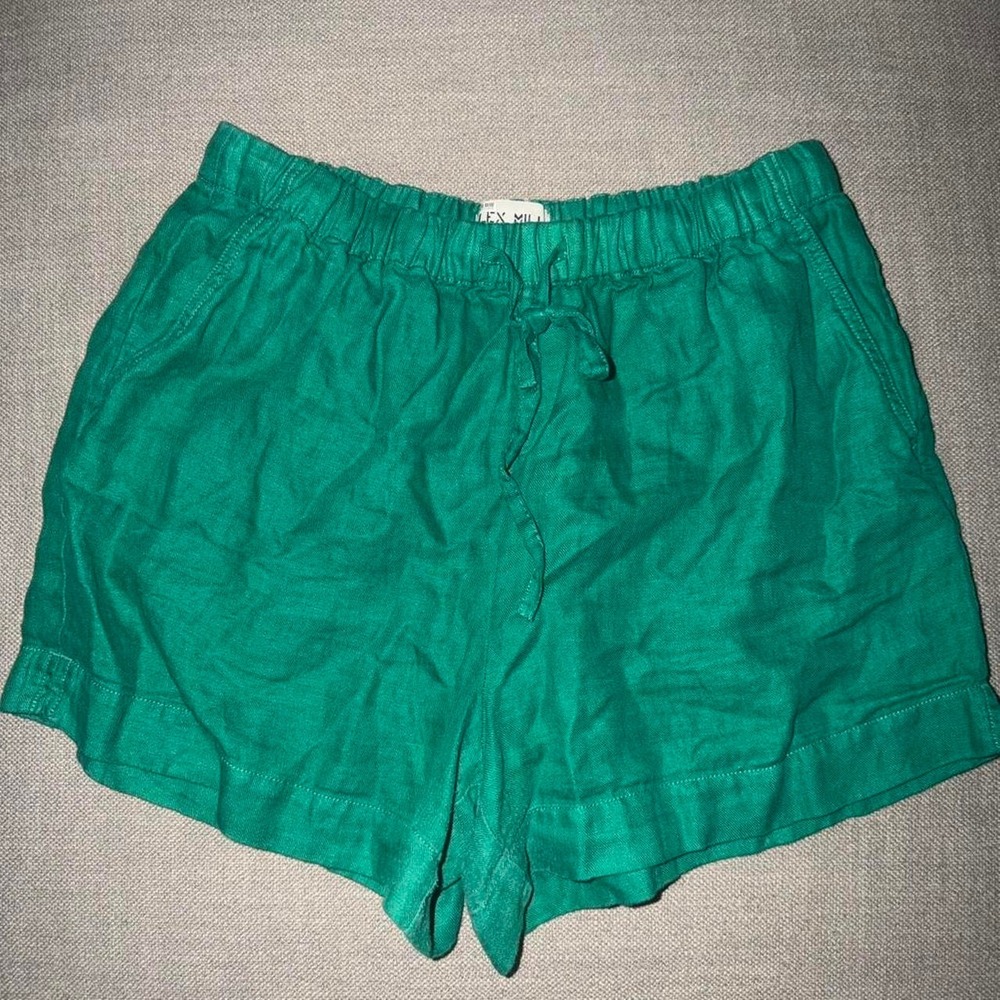 Alex Mill Lucie Short In Linen Cotton Size Large NWOT